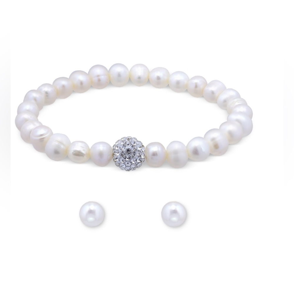 2-Pc. Set Multicolor Cultured Freshwater Pearls.